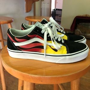 Flame Old-Skool Vans